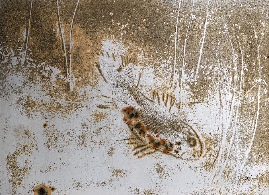 14. Fish Vegetal & Rust – 101.5 x 141 cm ($38,000.00)